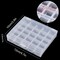 Bobbin Box Organizer – Transparent Plastic Case with 25 Slots for Empty Bobbins and Spools, Sewing Craft Storage Box for Sewing Machine Accessories.